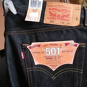 Levis original fit 501s Shrink to fit